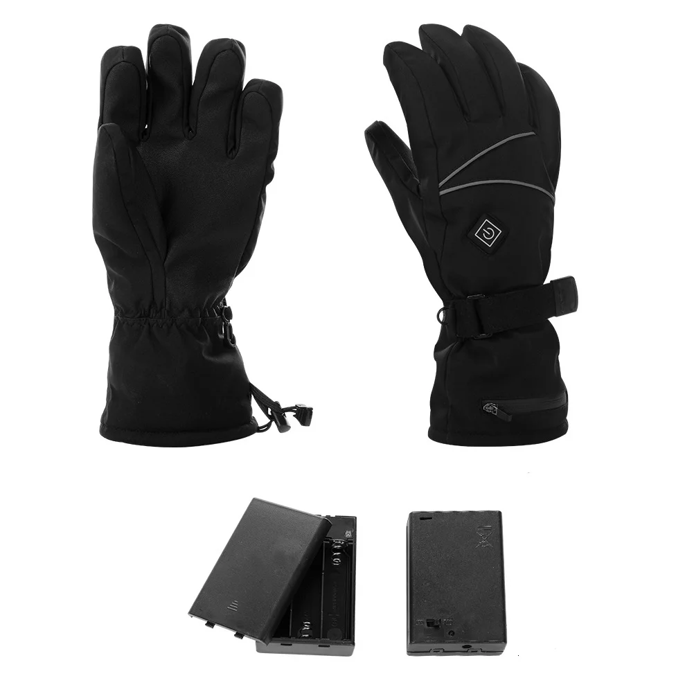 

Glove for Winter Heated Gloves Motorcycle Skiing Keep Warm Black Cotton) Hand Warmer