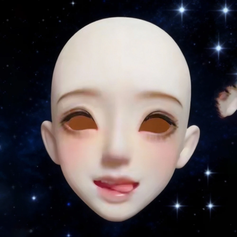 

1/4 BJD Doll Head With Makeup Girl Resin Material DIY Doll Head For 1/4 BJD Doll Body