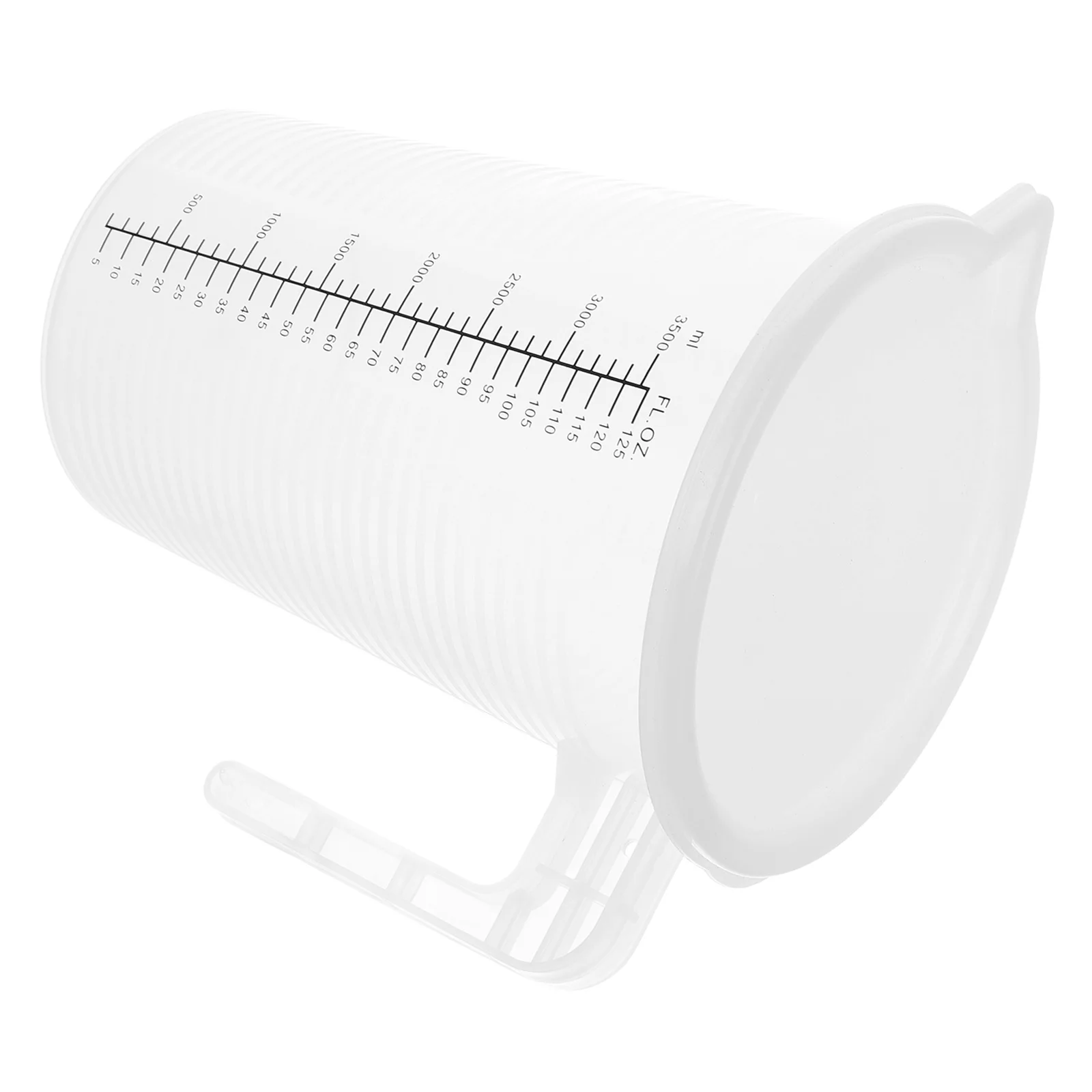 

Engine Oil Measuring Cup Large Plastic Handle Automotive Liquid Cups Scale Markings Smooth Surface Juice Tea