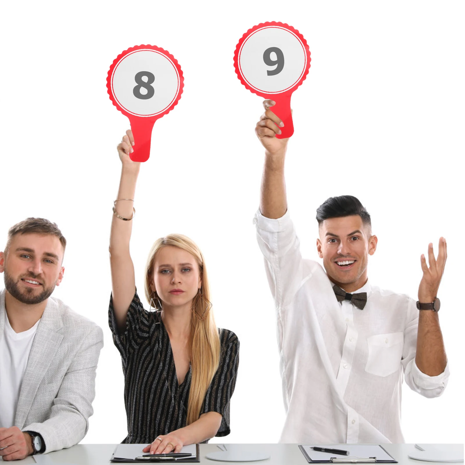 Set di lavagne portatili da 2 pezzi, lavagne cancellabili a secco a doppia faccia per la gestione della classe, sistema di risposta per studenti, sussidi didattici