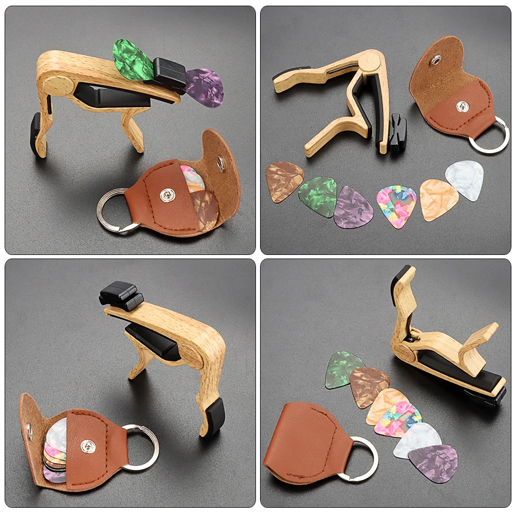 

Tuning Adjustment Clip Pick Set Guitar Accessories Aluminum Alloy Capo And Picks