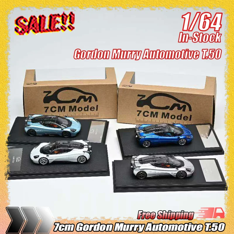 

Новинка в наличии: Модель 7 см, масштаб 1:64, Gordon Murry Automotive T.50, литая миниатюрная модель автомобиля из сплава, детская игрушка, подарок, коллекционные украшения