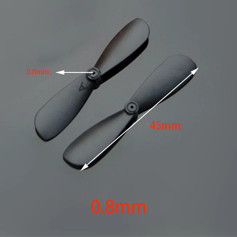 2pcs CW+CCW Drone UAV propeller Fit 0.8mm 1mm 1.2mm Aperture Shaft For  612 615 716 720 816 8520 1020 High Coreless DC motor