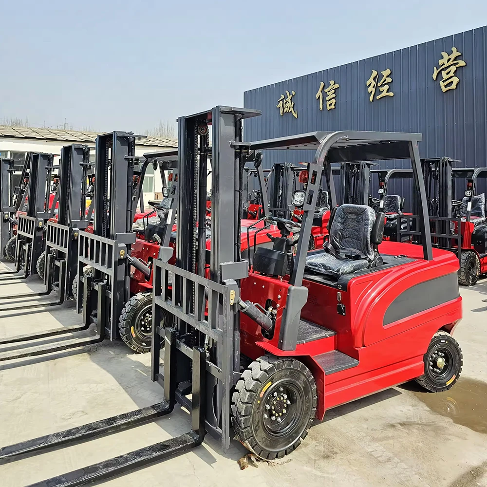2ton 3ton Capacity Fork Lift Truck Hydraulic Montacargas Electrico 1.5ton 3.5ton Electric Forklift for Sale