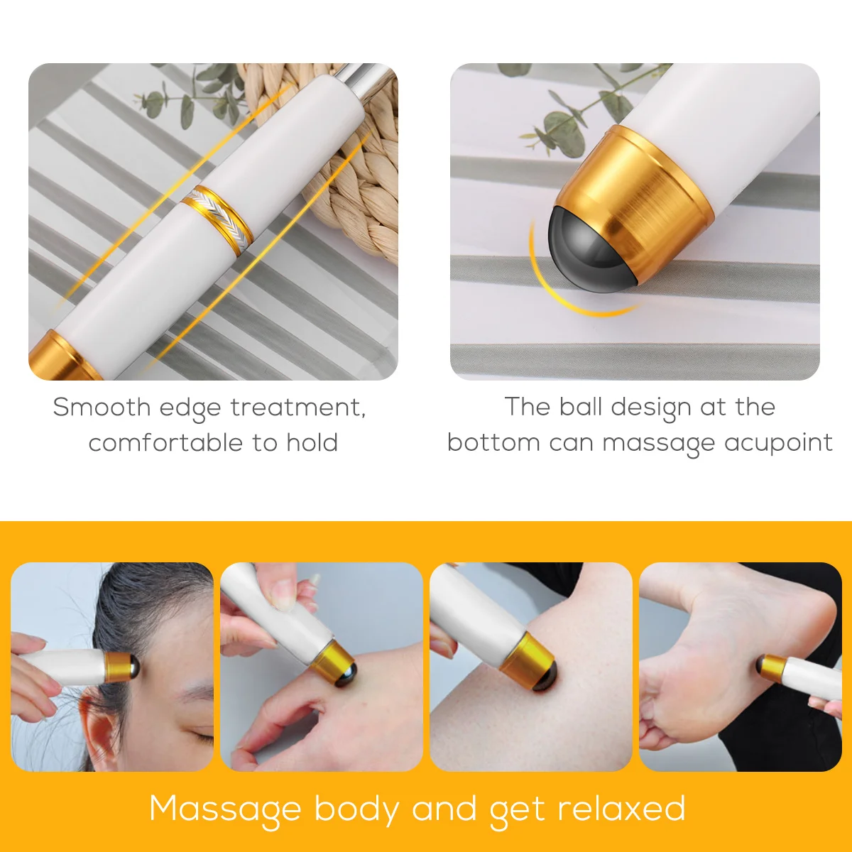 أداة خدش خلفية قابلة للتمديد، حواف ناعمة بيضاء غير قابلة للصدأ، متينة للسفر - أداة خدش لكبار السن للمناطق التي يصعب الوصول إليها