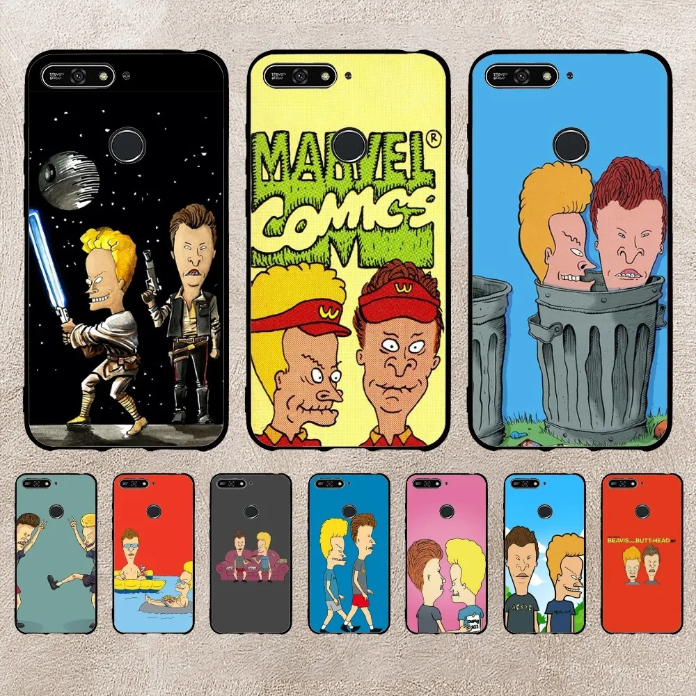 Beavis And Butthead Phone Case For Xiaomi 11 Redmi Note 11 5G 8T 9A 9 10T Note8Pro Note9 12SUltra Black Case