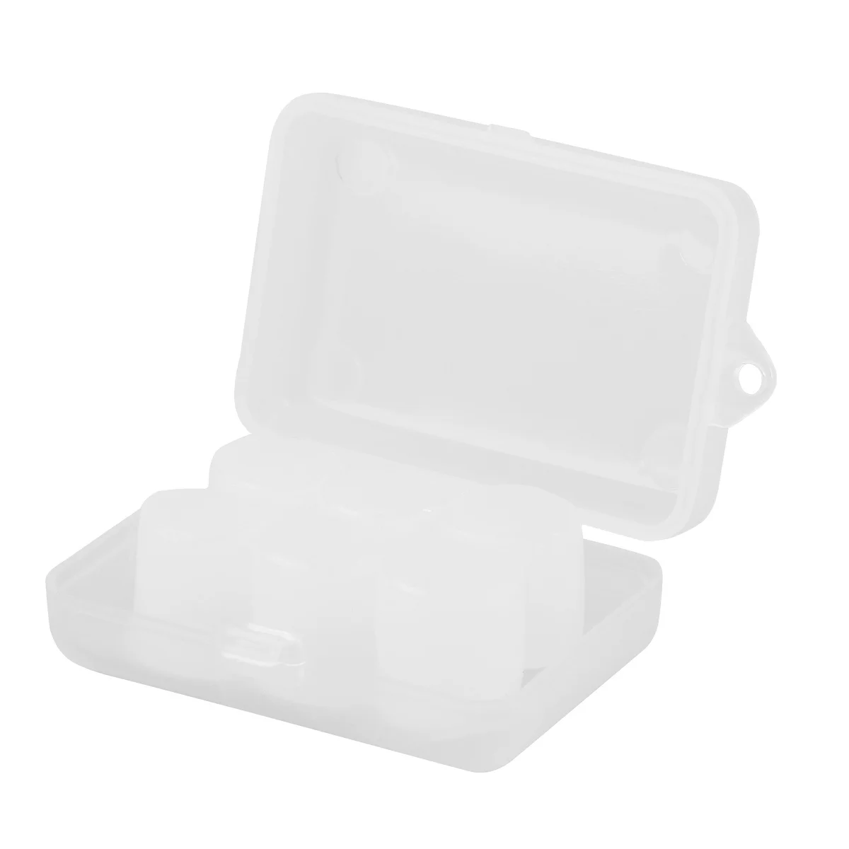 

Silicone Ear Plugs Waterproof Swim Sleep Noise Reduction Ear Protection For Studying Working Flying Swimming White