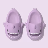 Men Shark Slippers Summer Women Slides Home Bathroom Flip Flops Couples Soft Anti-Skid Shoes Adults Outdoor Cute Beach Sandals 6