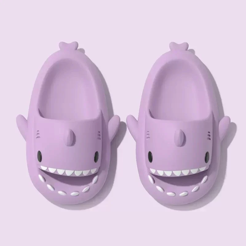 Men Shark Slippers Summer Women Slides Home Bathroom Flip Flops Couples Soft Anti-Skid Shoes Adults Outdoor Cute Beach Sandals, image 6
