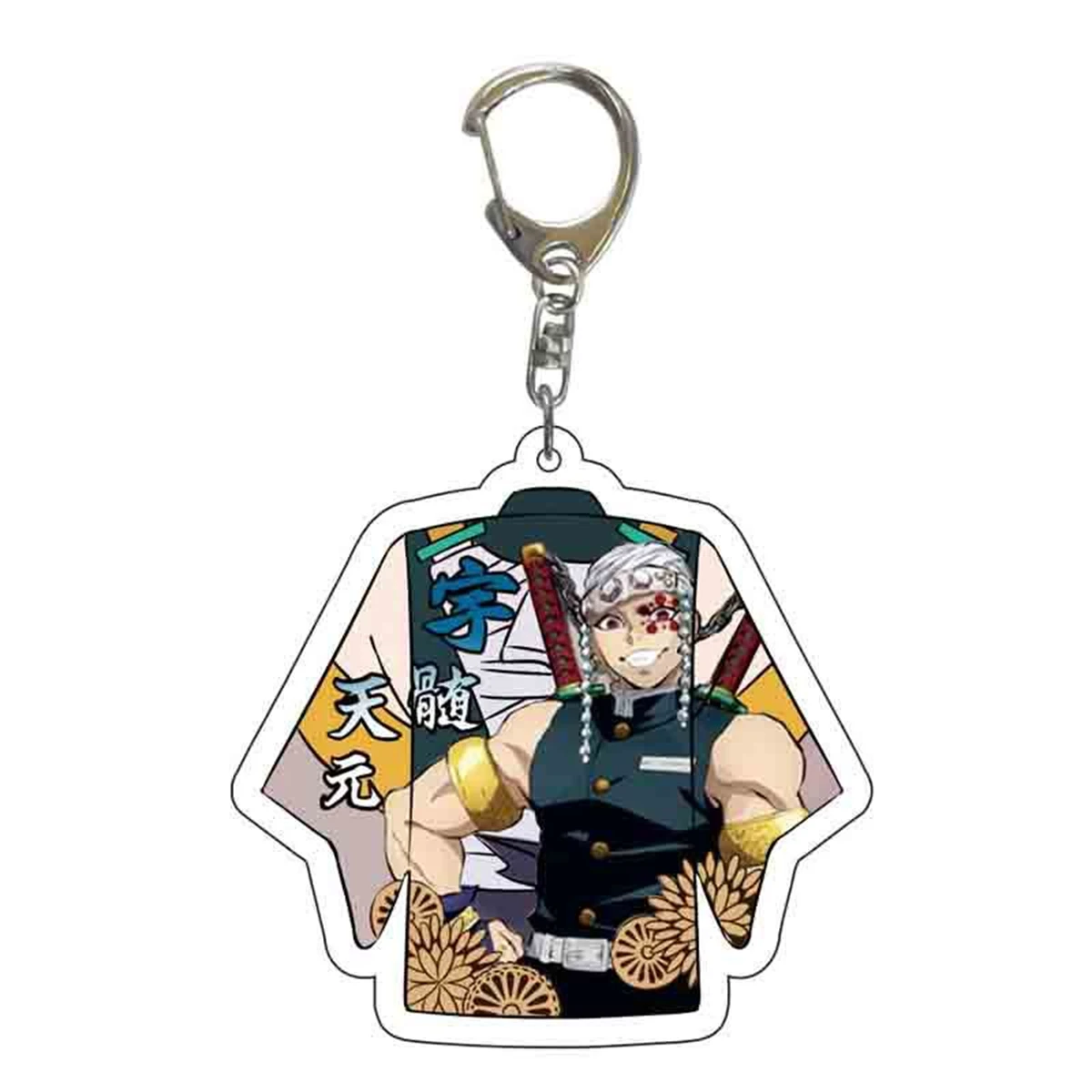 Anime Acrylic Keychain-Demon Slayer Cartoon Character Pendant, Suitable for Bags and Keys,cosplay gifts Perfect Gift for Fans