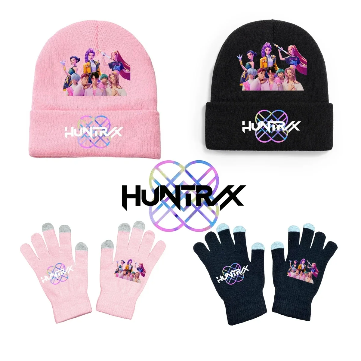 

K-pops Охотники на демонов Вязаные шапки Мужские и женские кавайные шапки Уличная теплая шапка Аниме Мира Руми Зои Косплей Кепка Рождественский подарок