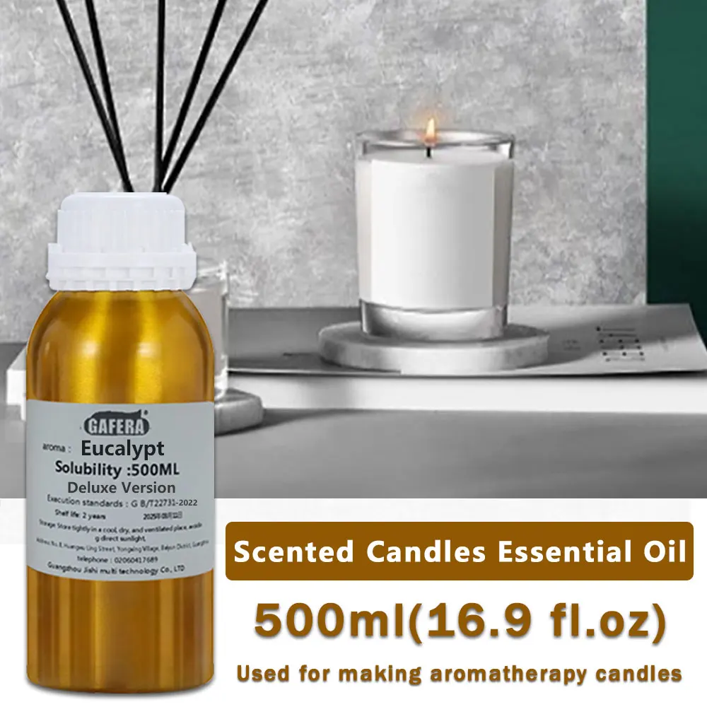 

GAFERA 500ml (16.9 fl.oz) Cedar/Orange Blossom/Eucalypt Candle Essence Essential Oil -For Making Scented Candles & Handmade Soap
