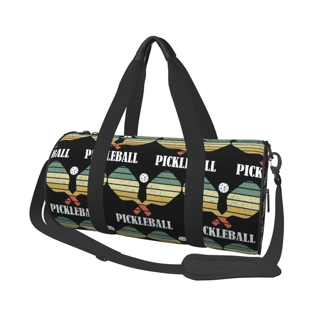 

Pickleball винтажная потертая ретро-игратель большая спортивная сумка многофункциональная дорожная сумка Duffle сумки для фитнеса