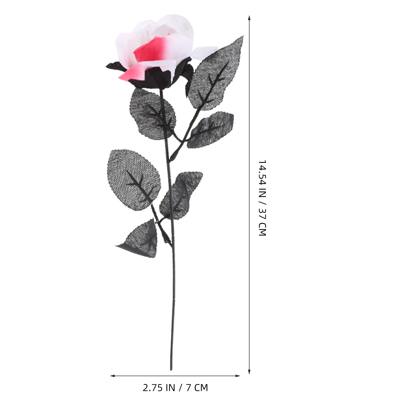 

12pcs Artificial Halloween Rose Eyeball Design Fake Flower Decoration Reusable Party Backdrop Bead Creepy