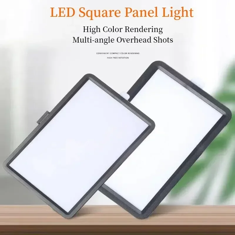 6inch LED Fill Lamp Video Light Panel Bi-color 2700k-5700k Photography Lighting Live Stream Photo Studio Light - Image 4