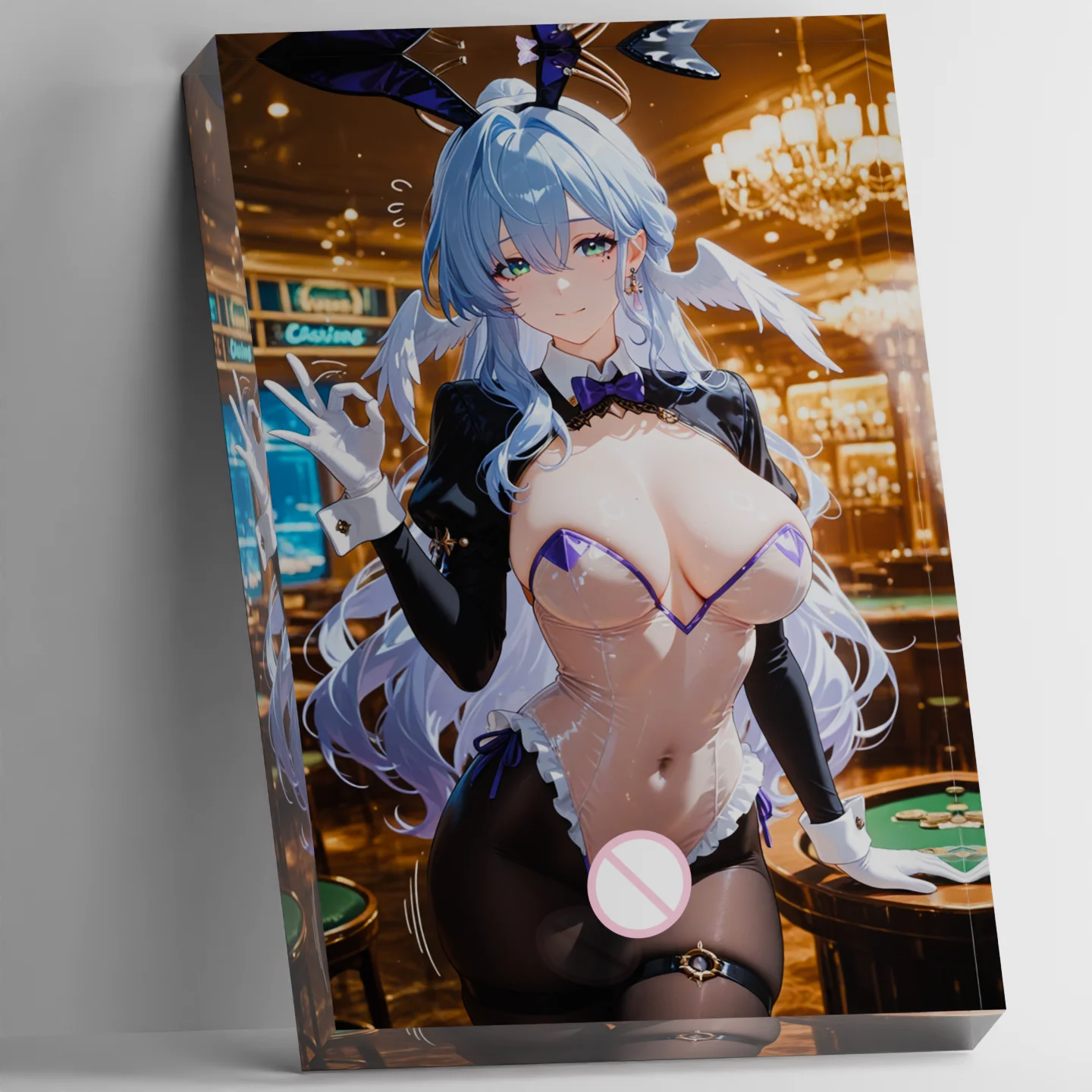 

Honkai Star Rail Robin Acrylic Block Stand Figure Bunny Girl Penacony Singer Game Character Display Decoration Anime Gift HSR