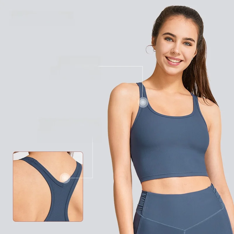 

Женский сексуальный модный жилет с надписью «I-Word», топ для йоги с красивой спиной, противоударный сбор, спортивная одежда для бега и фитнеса