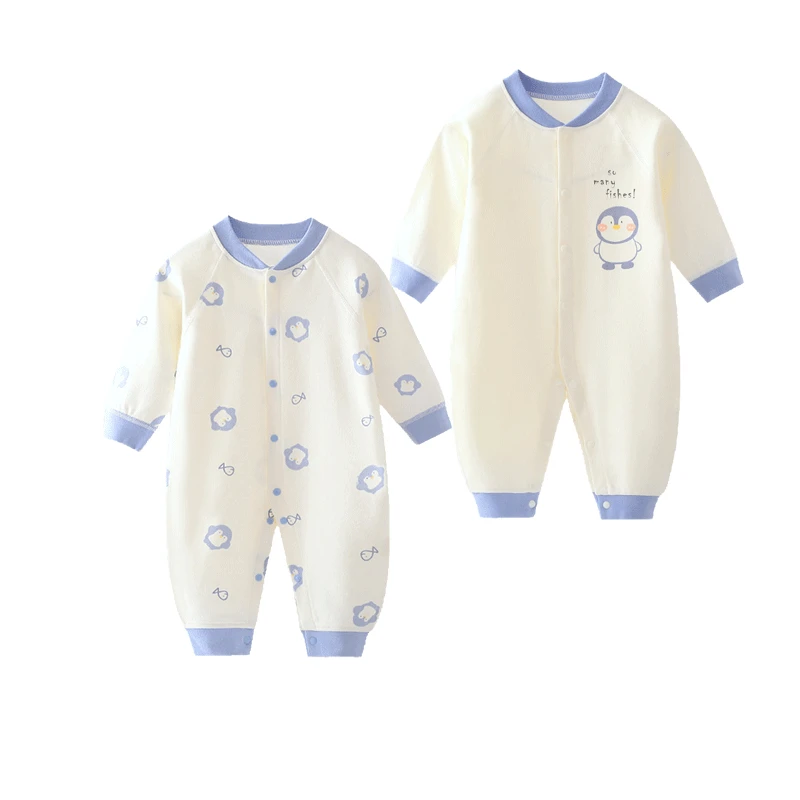 Baby Clothes 2pcs Baby Rompers Newborn Clothes 100% Cotton Long Sleeve Bodysuit & One piece korean reviews many baby clothes