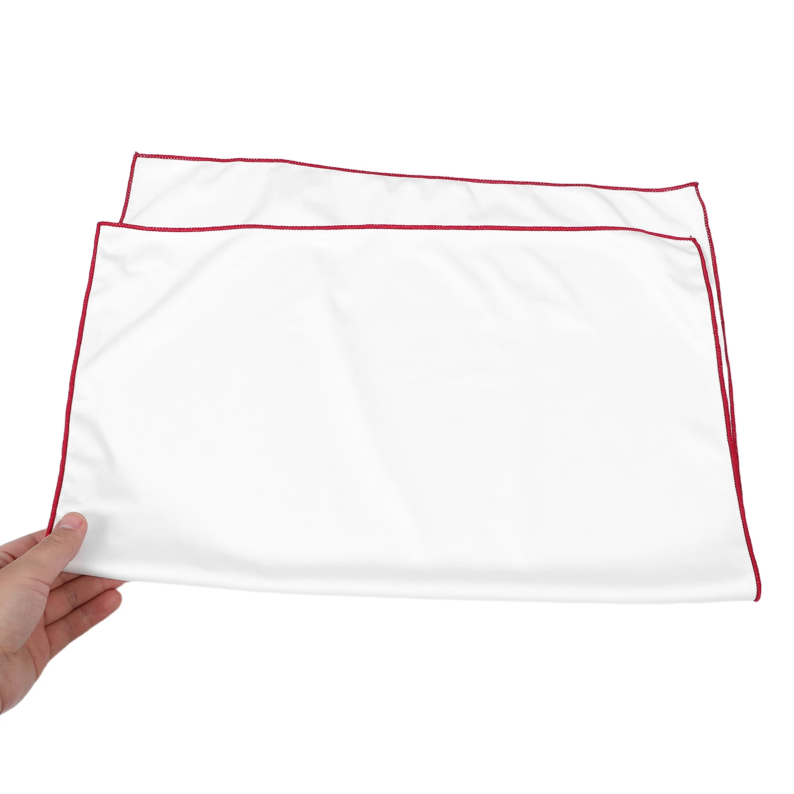 

2 Pcs Professional Glass Wiper Cleaning Towel No Shedding Glassware Drying Rag Rags Cloth Polishing Large