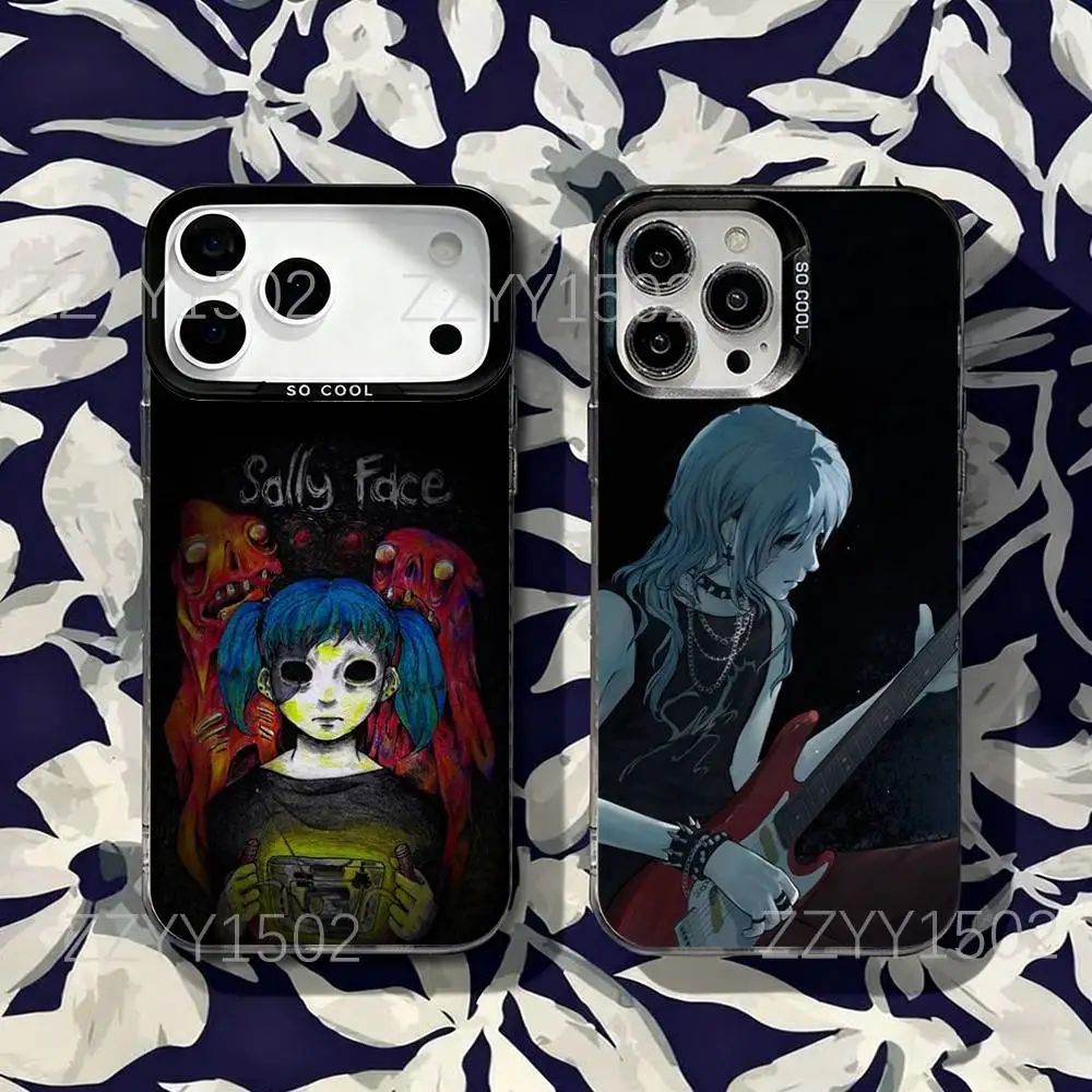 

Game S-Sally Face Larry For iPhone 17,16,15,14,13,12,11,X,8,7,Pro,Max,Plus,SE4,Air,Mini Durable Hard Shell Matte