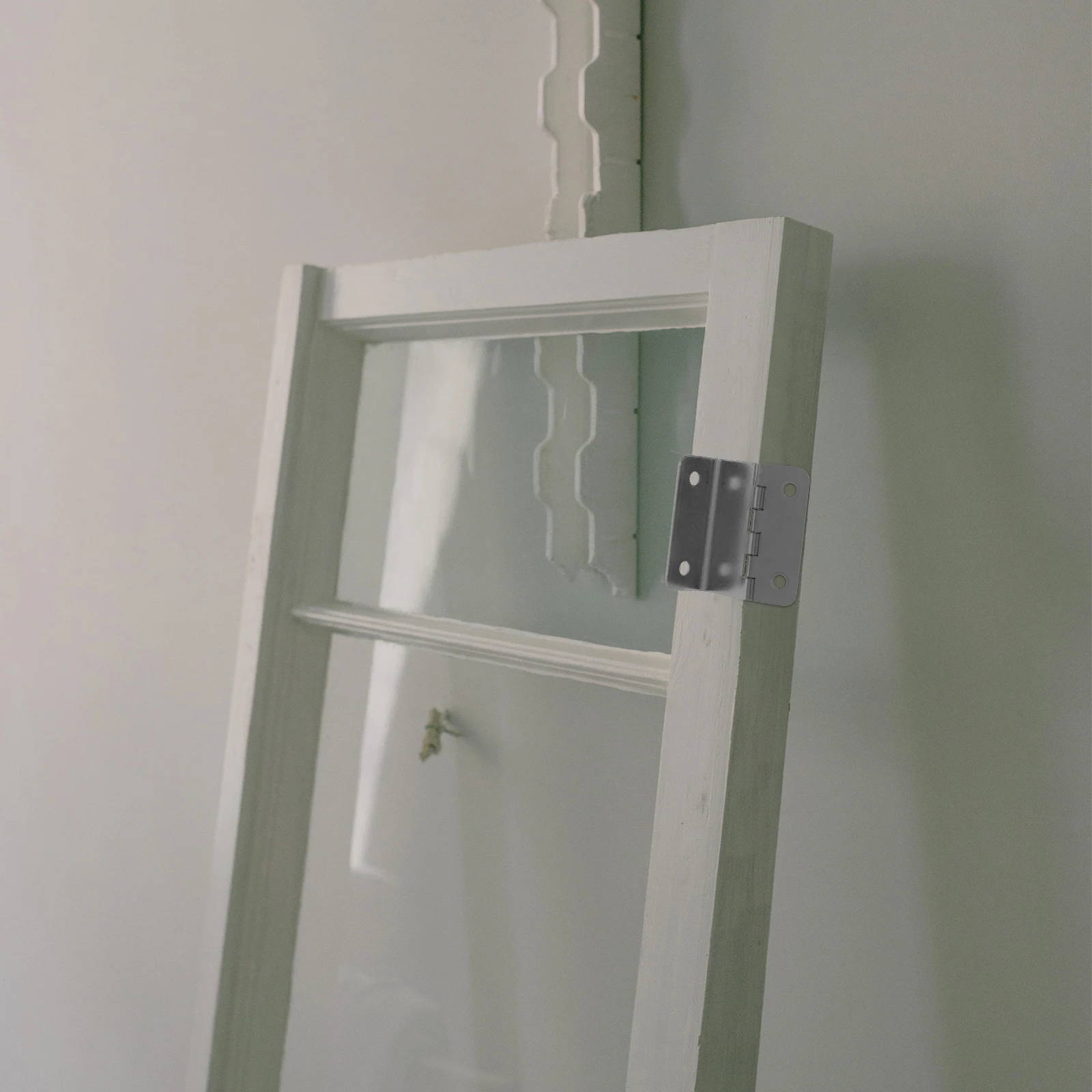 

10 PCS Metal Hinges Sturdy niture Multi-purpose Vanity Mirror Right-angle Iron Toilet Glass Three-fold Home Dressing