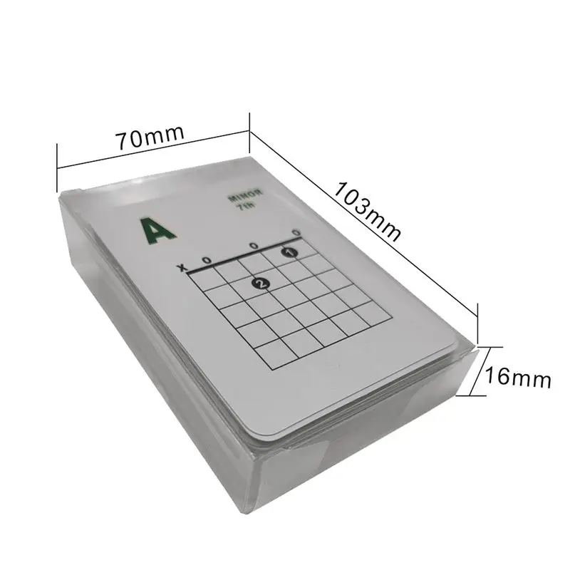 

ABJA Guitar Chord and Scale Learning Cards,49Pcs Guitar Flash Cards for Acoustic and Electric for Learn Practice Teach