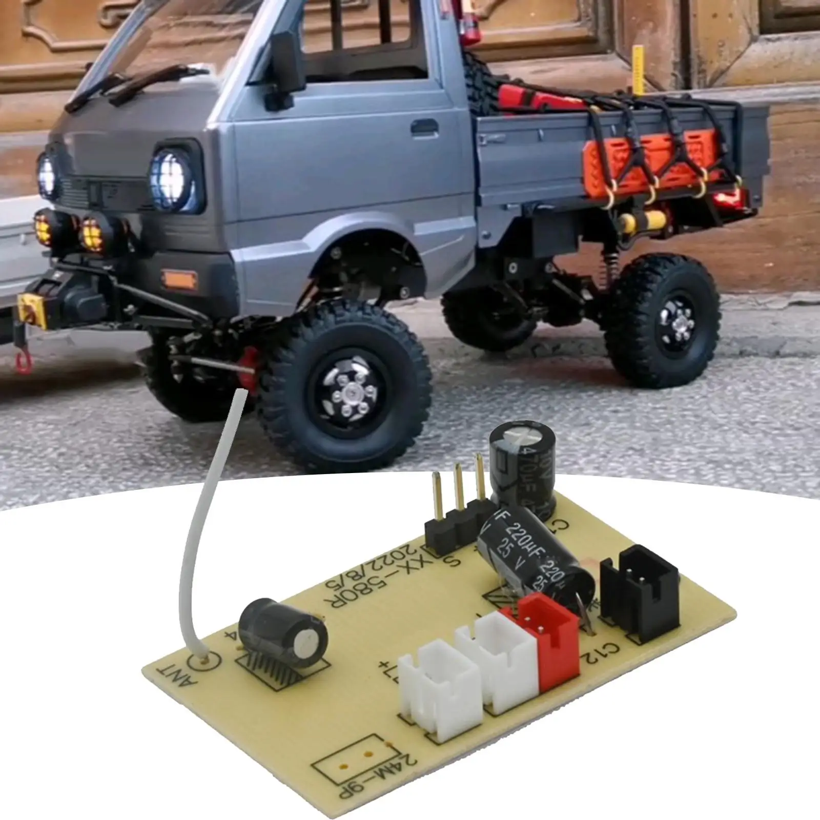 RC Car Circuit Board Full or Half Scale Accessories for WPL 1/12 1/16 Trucks Model Vehicles Upgrade Parts