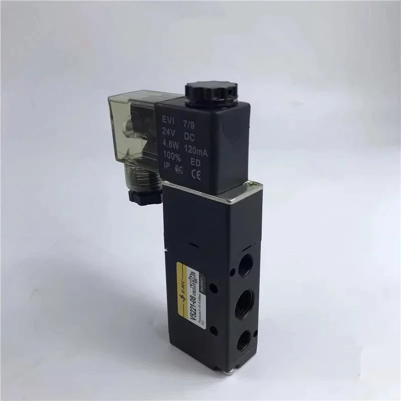 Solenoid Valve V5221-08 V5221-06 AC220V DC24V Two-position Five-way Directional Valve