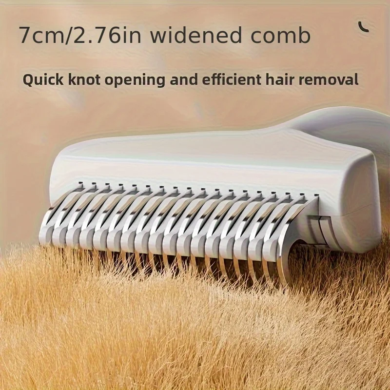Stainless Steel Curved Deshedding Brush 2