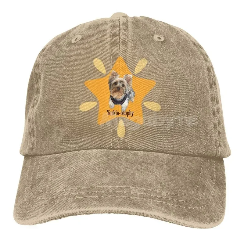 Yorkie Mama Colorful Yorkshire Terrier Gifts Dog Mom Unisex And Personalized Cowboy Hat With Adjustable Sunshade