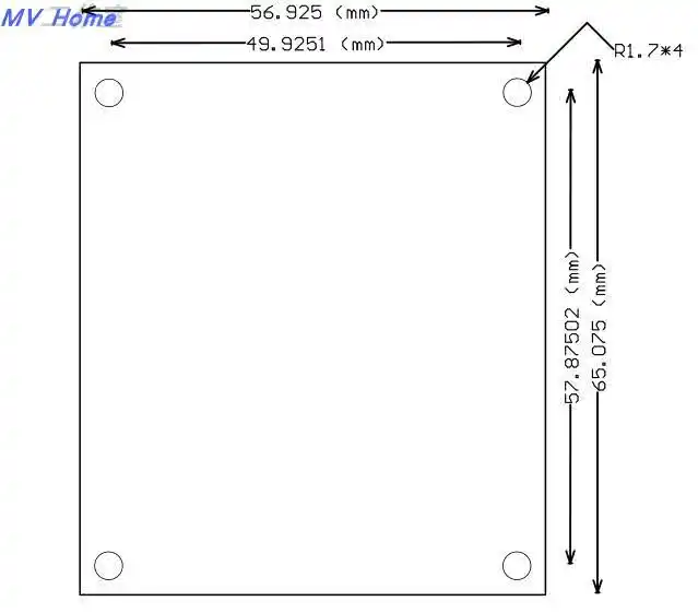 4-channel visual light source control board small AOI light source dimming board 4-channel hardware trigger strobe Small size