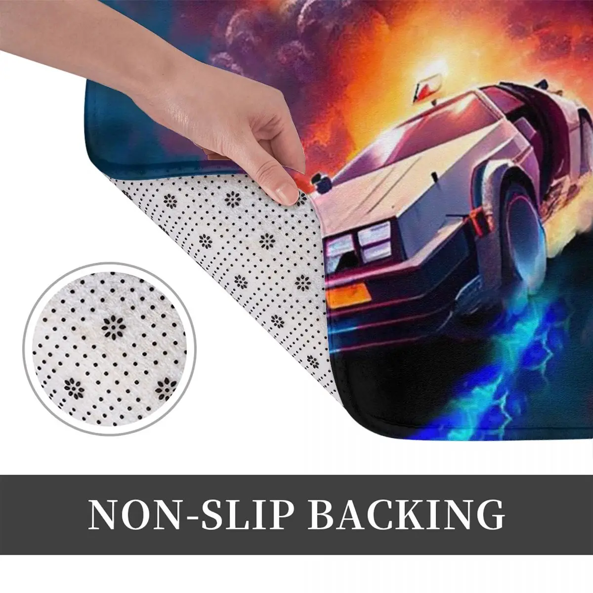 Terug Naar De Toekomst Antislip Deurmat Vloermat Stofdicht Tapijt Tapijt Voor Keuken Entree Thuis Badkamer woonkamer Voetzool Matten