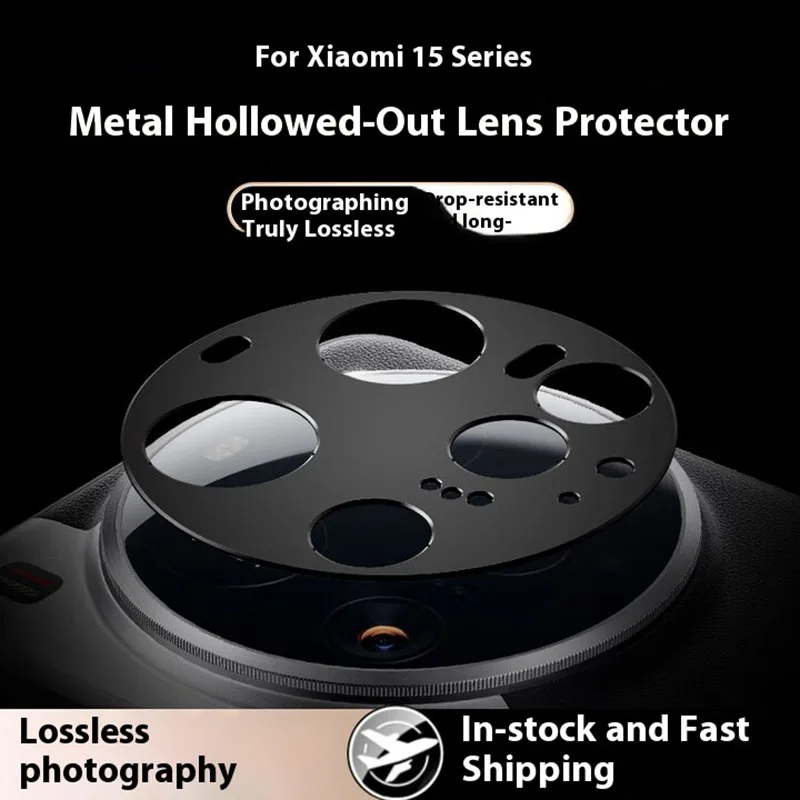 

Алюминиевая металлическая защитная пленка для объектива задней камеры для Xiaomi 15 Ultra, кольцевая пленка для объектива, защитная пленка для Xiaomi 15 Ultra