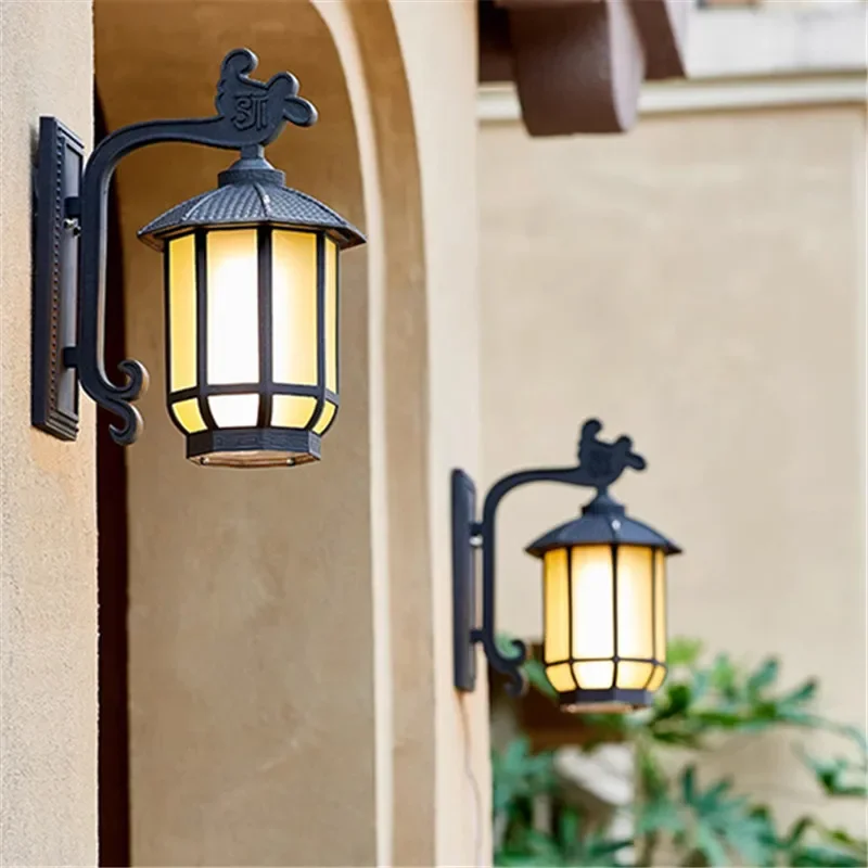 APRIL Contemporary LED Outdoor Wall Lamps Electric Simplicity Waterproof Balcony Hallway Courtyard Villa Gate Hotel