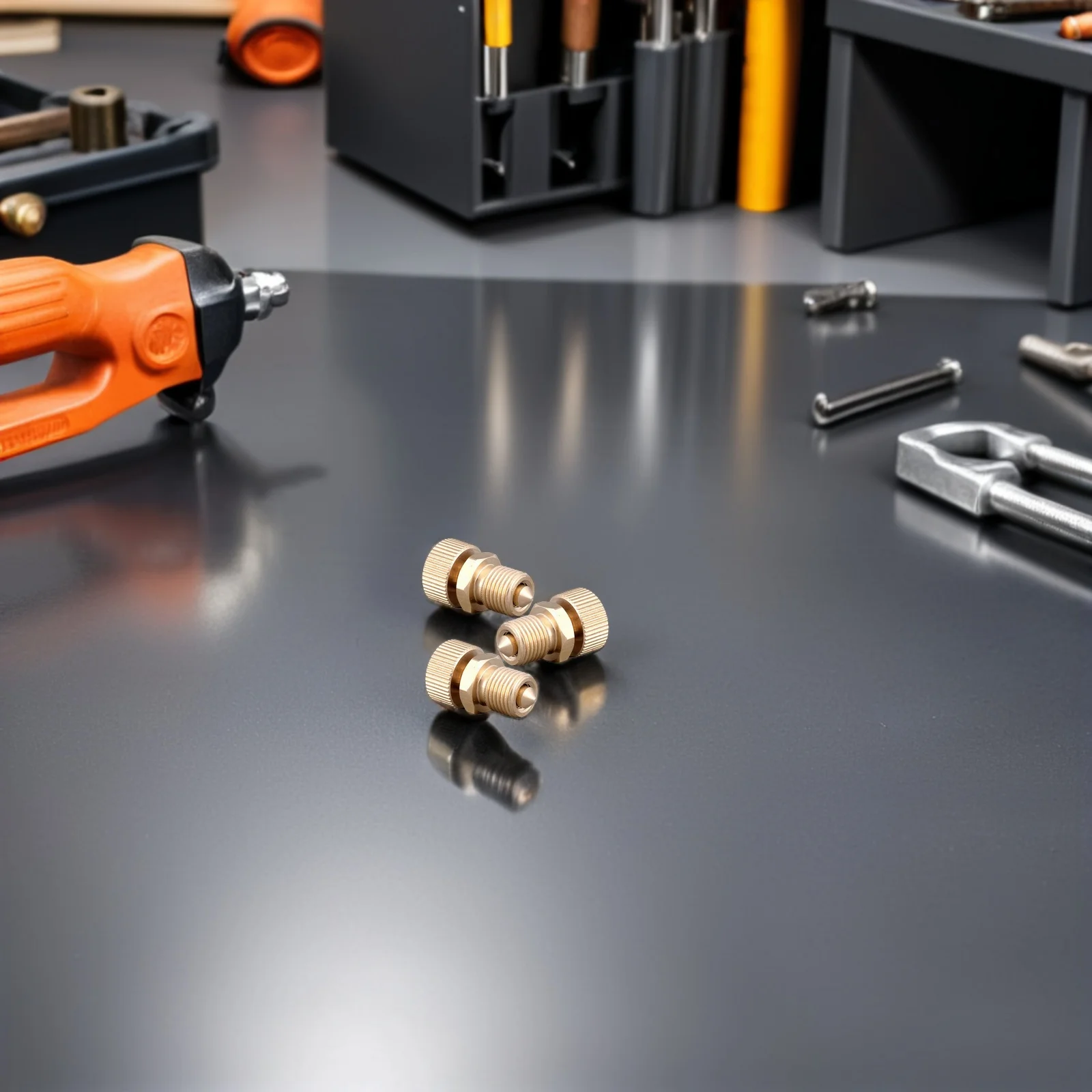 

3pcs Copper Air Bleed Screw High Pressure Pump Accessories Safety Bleeder Valve Replacement Kit For 30Mpa Tire Pump Use Durable