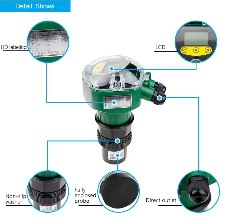 Firstrate FST700-CS01 Handheld Ultrasonic Solid Lpg Fill Tank Liquid Water Level Sensor