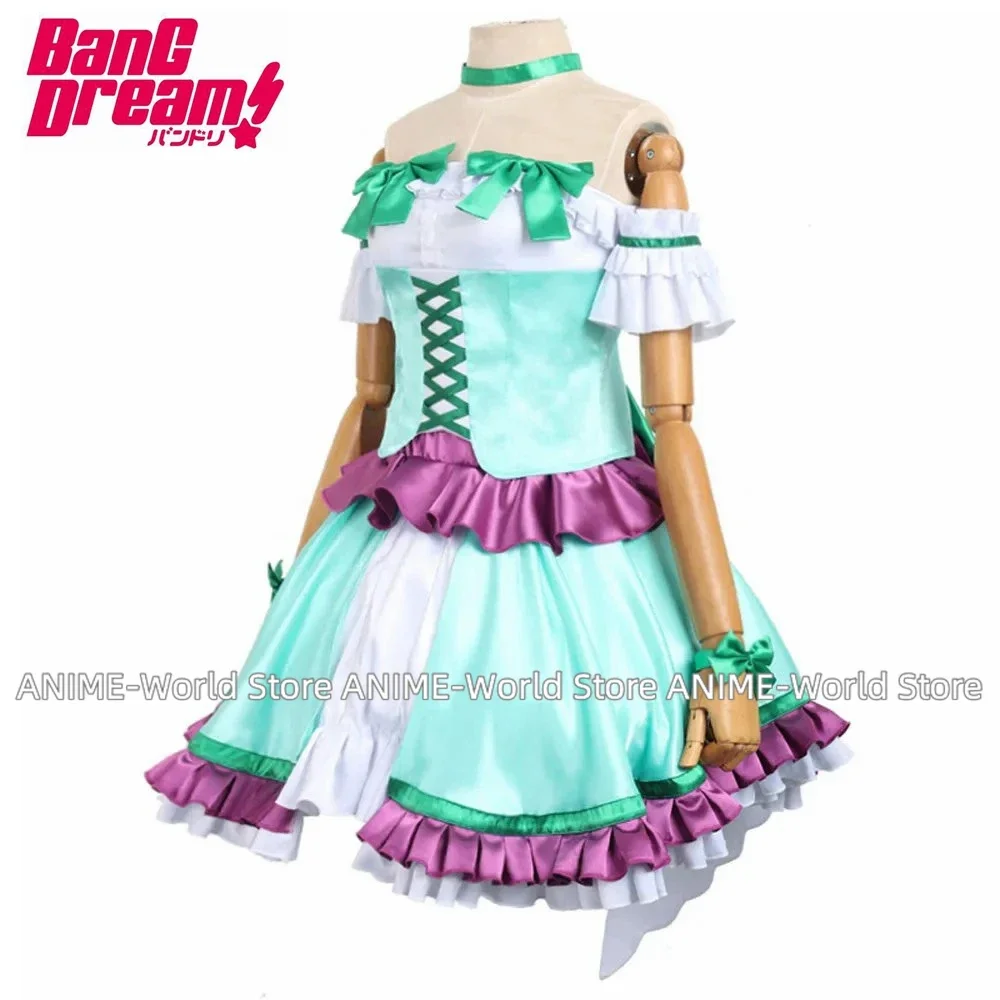 《Custom Made》Anime Bang Dream! Pastel Palettes Yamato Maya Cosplay Costume Custom Any Size Size Wig Woman Men