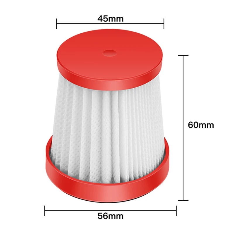 3/5/10個フィルターxiaomi deerma VC01ハンドヘルド掃除機アクセサリー交換フィルター集塵機ホーム吸引器