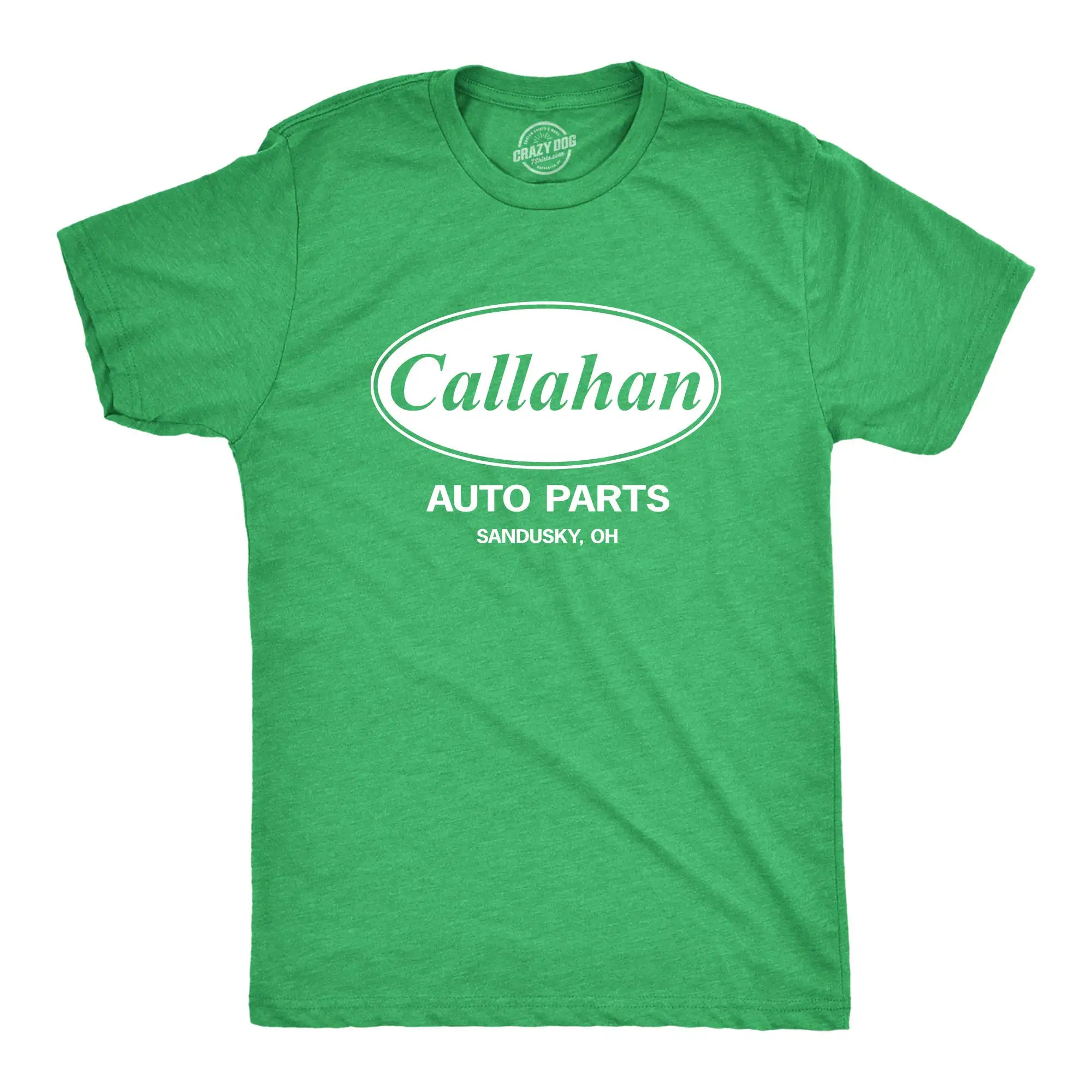 Crazy Dog Mens Callahan Auto Parts T Shirt Funny Graphic Novelty Tee Customized Your Own Design Unisex DIY Men Women T Shirts