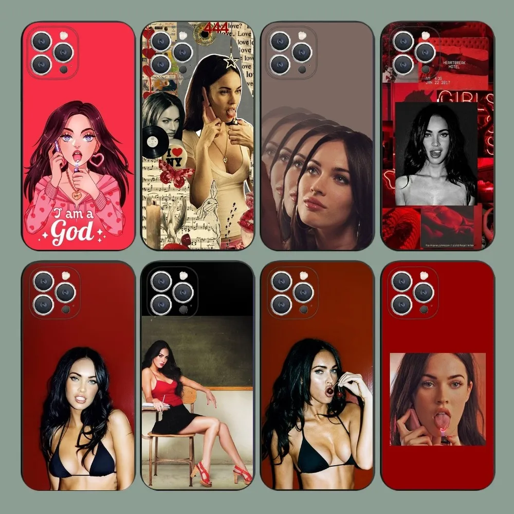 Чехол для телефона Megan Fox Jennifers Body для iPhone 15,14,13,12,11,Plus,Pro Max,XS,X,XR,SE,Mini,8,7, мягкий силиконовый черный чехол