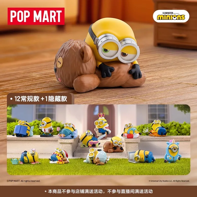 

Original Genuine Pop Mart Lazy Day Series Yellow Man Figurine Trendy Blind Box Collectible Kawaii Toy Perfect Gift Decoration