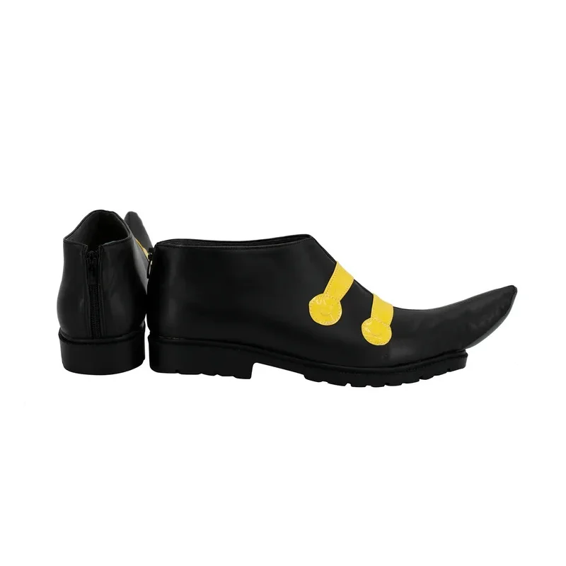 

Custom Made Soul King Brook Cosplay Boots Black - Anime Halloween Costume Shoes Any Size FD1;6