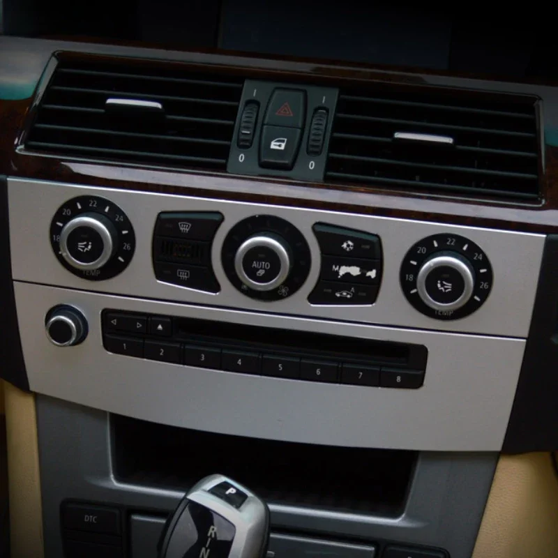 

Центральный кондиционер, CD-панель, декоративная для BMW 5 серии E60 520 523 530 2008-2010, патч, аксессуары для модификации интерьера