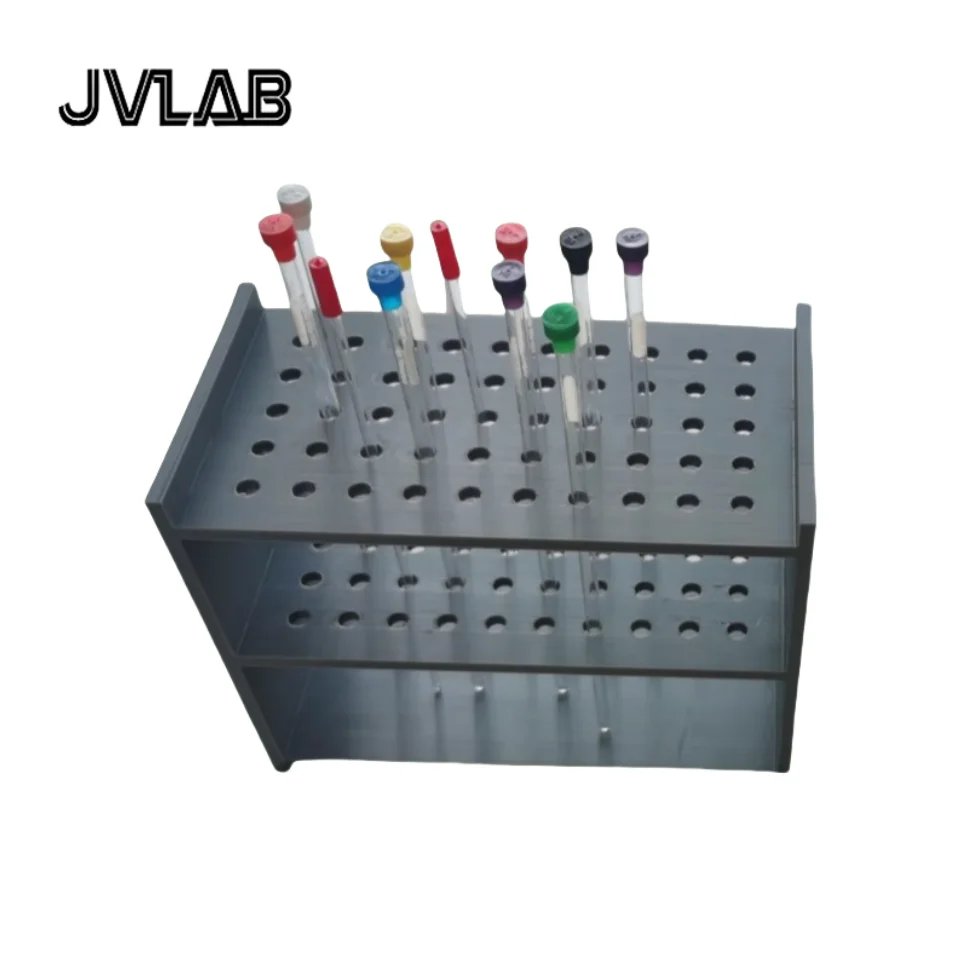 

Magnetic Resonance Tube Holder – 30/50 Hole Open-Design PETG Rack Capillary & NMR Tube Placement Easy to observe JVLAB