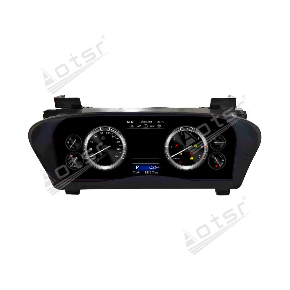 

12.3 inch Digital Cluster For Toyota Elfa 30 LCD instrument panel Virtual Cockpit Speed Meter High Compatibility Plug and Play