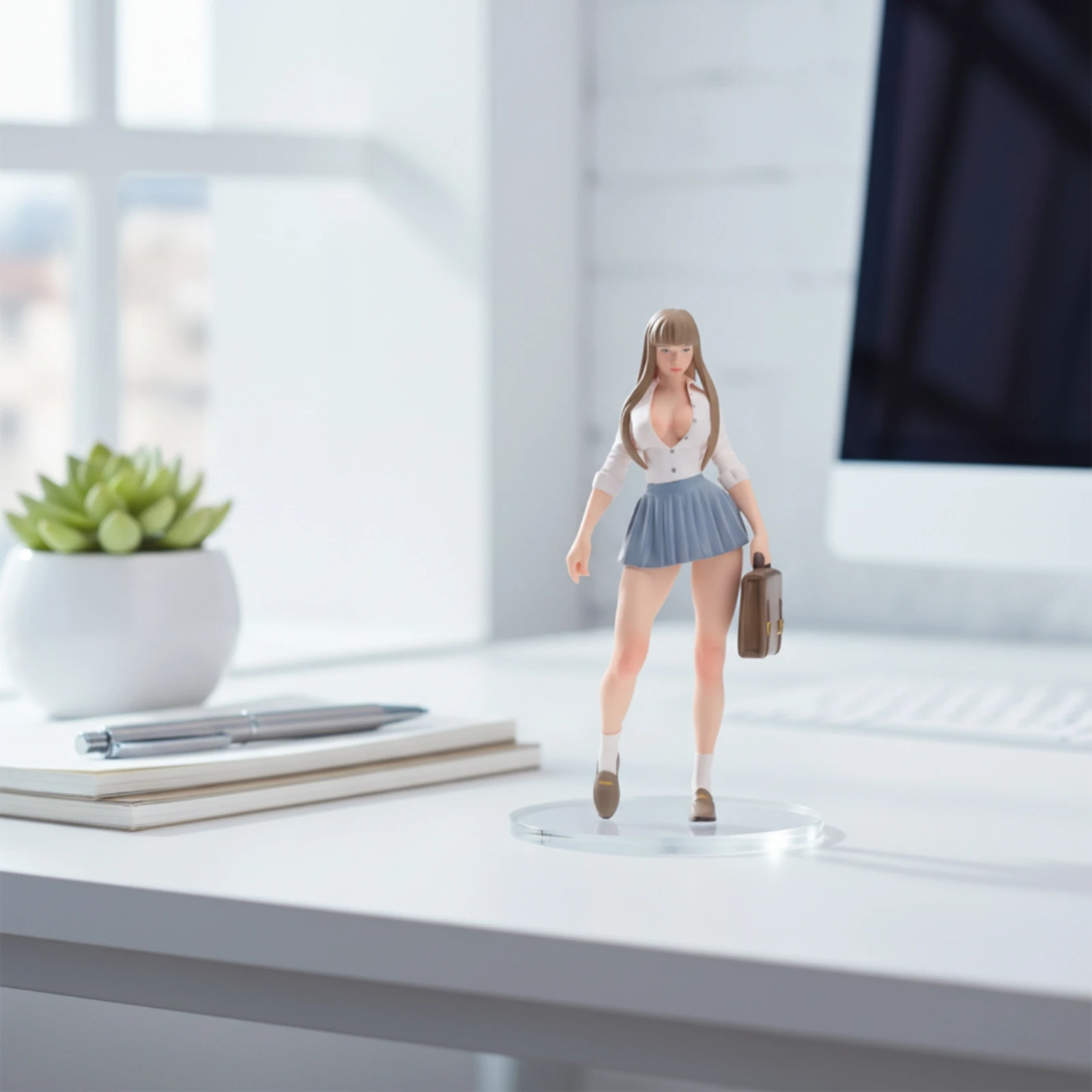 Patung Gadis Miniatur Lukisan  - Home Decor Product ulasan dan harga