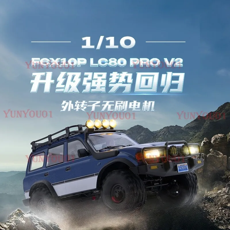 New LC80 PRO V2 Toyota Simulation Crossing Officially Authorized Off-Road Car with High and Low Speed Remote Off-Road