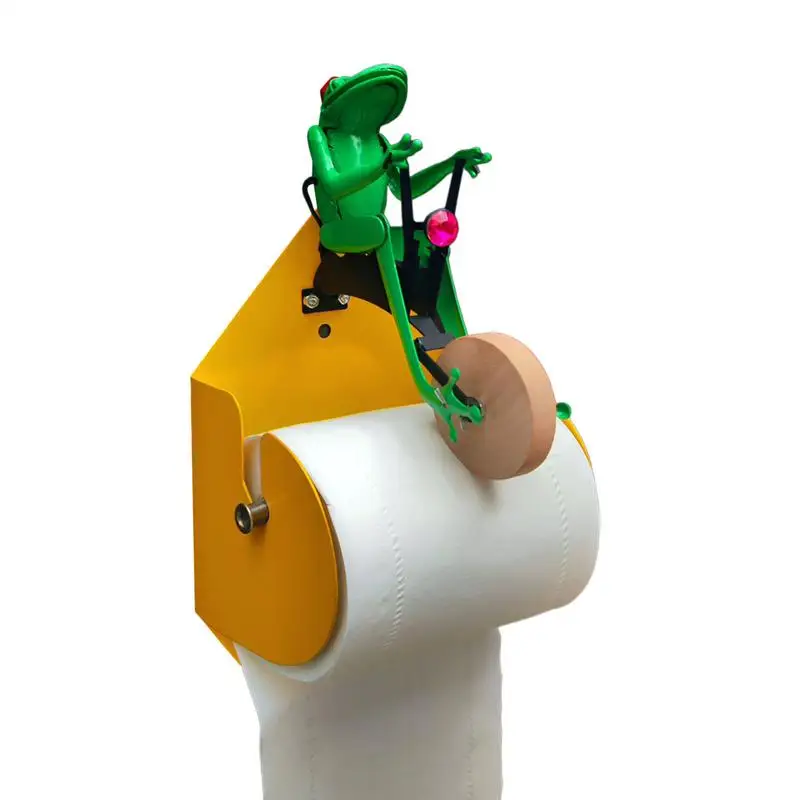 

Toilet Roll Holder Frog Design Toilet Paper Holder Reusable Paper Towel Storage Rack Toilet Roll Organizer For Bathroom Kitchen