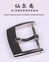 XIANERSHANG Custom C-hopard Original Watch Clasp 14MM 16MM Etching Logo Belt Buckle Exquisite Polish Stainless Steel Pin Buckle