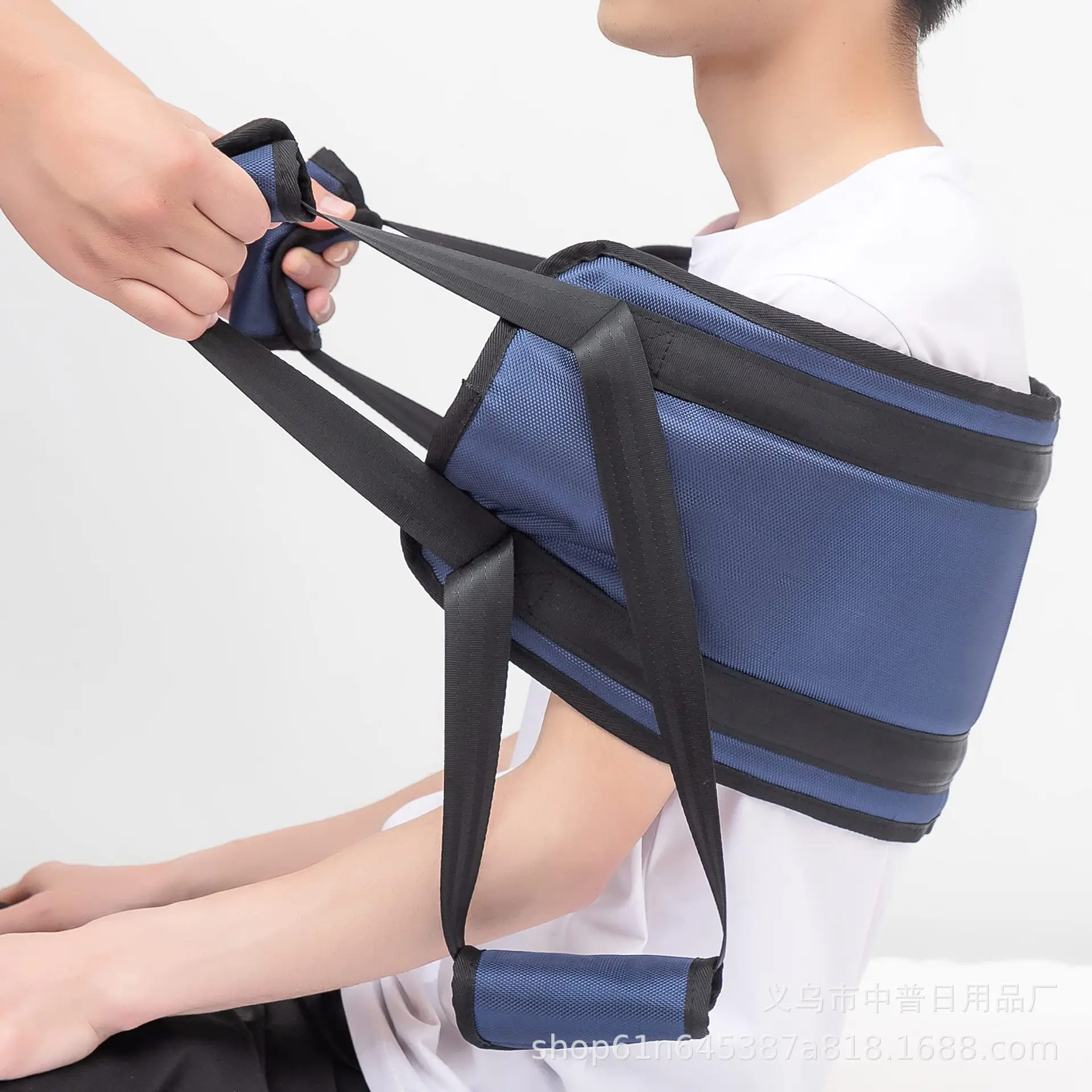 Durable Patient Transfer Lifting Sling Thickening Handle Adjustable Disabled Bedridden Paralyzed Wheelchair Moving Shift Belt